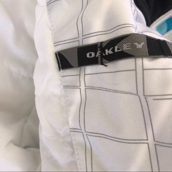 🌿 OAKLEY 🌿 multicoloured unisex freight snow jacket thinsulate anorak size L - Picture 14 of 15